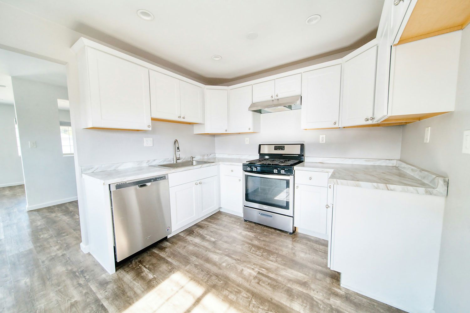 Renovated kitchen ready for sale
